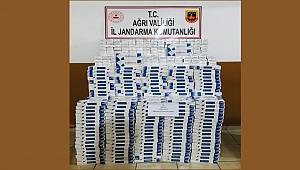 Ağrı'da 798 karton kaçak sigara ele geçirildi