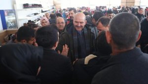 Bakanlar Soylu ve Kurum Elazığ'da çalışmalarını sürdürüyor