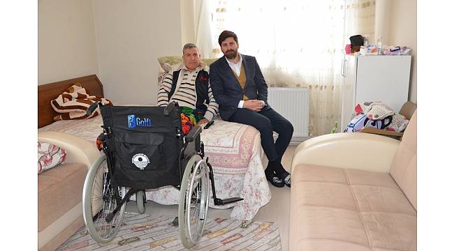 Büyükşehir Belediyesi, engelli vatandaşın tekerli sandalye ihtiyacını karşıladı