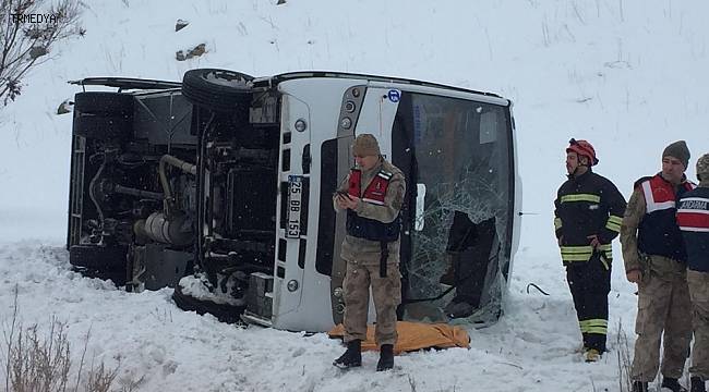 Erzurum'daki kazada ölü sayısı 2'ye yükseldi