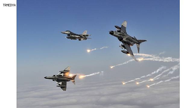 Irak'ın kuzeyine hava harekatı ile 6 PKK'lı etkisiz hale getirildi