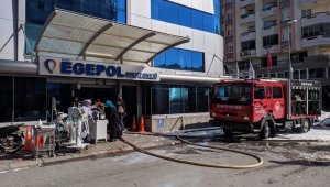 Paniğe yol açan hastane yangını söndürüldü