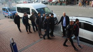 PKKKCK'nın eylem ve faaliyetlerine katıldıkları iddia edilen 9 kişi adliyede