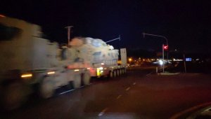 Suriye sınırına tank ve ZPT sevkiyatı