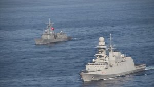 Türk, İtalyan ve Yunan fırkateynlerinden Akdeniz'de ortak eğitim