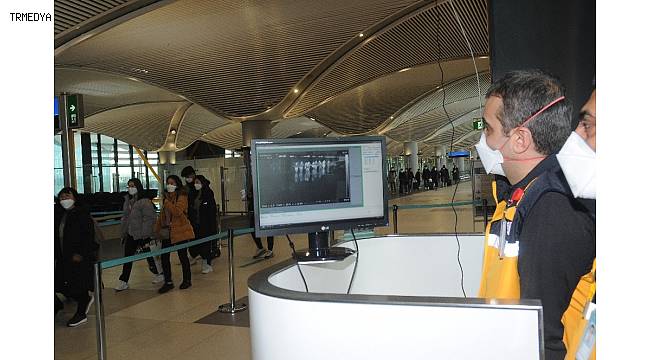 Uzak Doğu'dan gelen yolculara termal kamera uygulaması