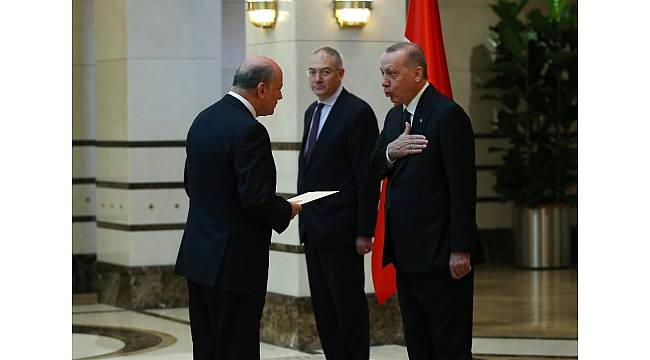 Cumhurbaşkanı Erdoğan, Arnavutluk Büyükelçisini kabul etti