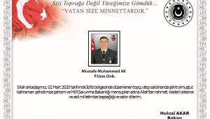 İdlib'de 1 asker şehit oldu, 1 asker yaralandı