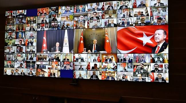 AK Parti İl Başkanları video konferansta Cumhurbaşkanı ile görüştü