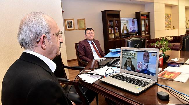 Kılıçdaroğlu, konfederasyon temsilcileri ile görüştü