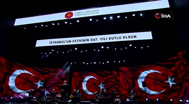 Cumhurbaşkanlığından İstanbul'un fethinin 567. yılına özel mest eden konser