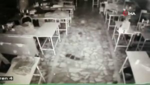 Bahçelievler'de yaşanan patlama anı kamerada