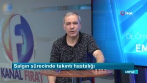 Canlı yayında depreme yakalandı