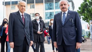 TBMM Başkanı Şentop, Bahçeli görüşmesi sona erdi