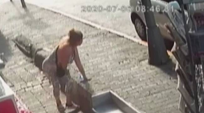 İstanbul'un göbeğinde kadına silahlı saldırı dehşeti kamerada