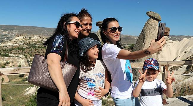Kapadokya'yı Haziran ayında 16 bin 791 turist ziyaret etti