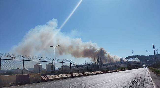 Star Rafineri içerisindeki yangın kontrol altına alındı