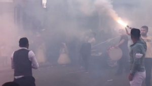 İstanbul'da silahlı, patinajlı ve kuralsız düğün konvoyu terörü kamerada