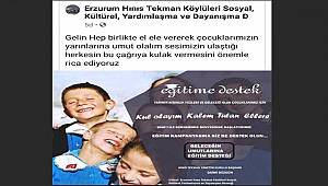 Hınıs-Tekman Derneğinden Anlamlı Kampanya