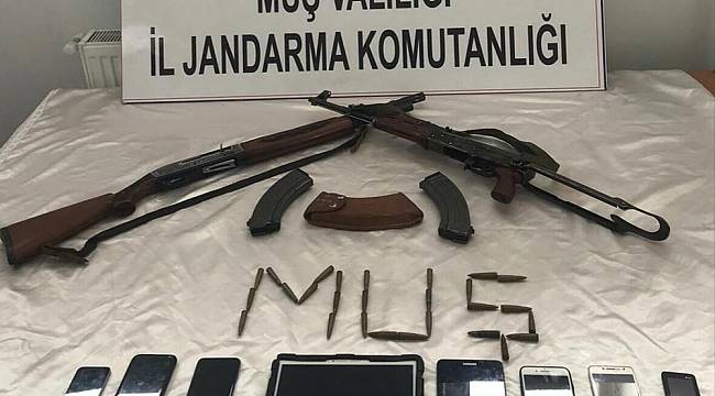 Muş'ta PKKKCK terör örgütüne operasyon: 9 gözaltı