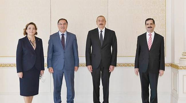 Başdenetçi Malkoç, Azerbaycan Cumhurbaşkanı Aliyev'le görüştü