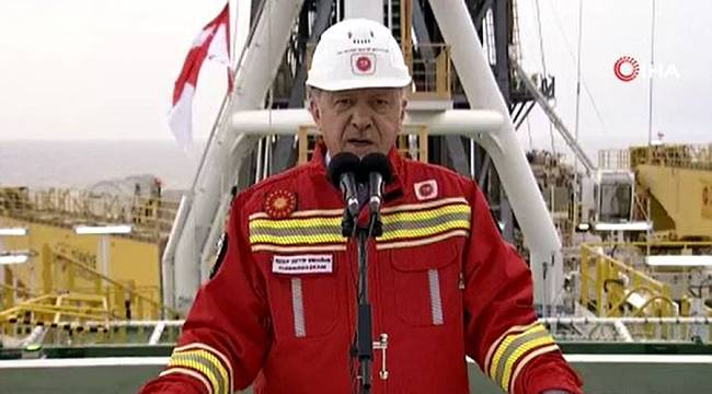 Cumhurbaşkanı Erdoğan Karadeniz'deki yeni doğalgaz rezervini açıkladı