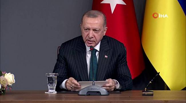 Erdoğan: "Ukrayna'nın egemenliğini Kırım dahil toprak bütünlüğünü hep destekledik destekleyeceğiz"