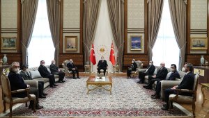 Cumhurbaşkanı Erdoğan, Devlet Bahçeli ile bir araya geldi