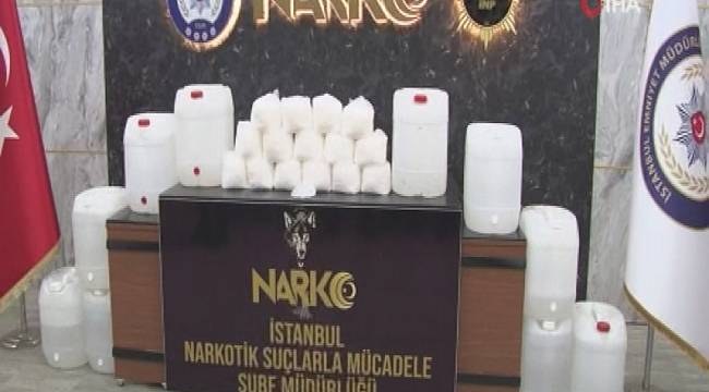 İstanbul'da dev uyuşturucu operasyonu: Rekor miktarda metamfetamin ele geçirildi