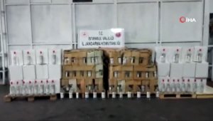 Jandarmadan sahte içki operasyonu: 2 ton etil alkol ele geçirildi