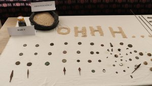 Polis patlayıcı maddeyle "ohh" yazdı