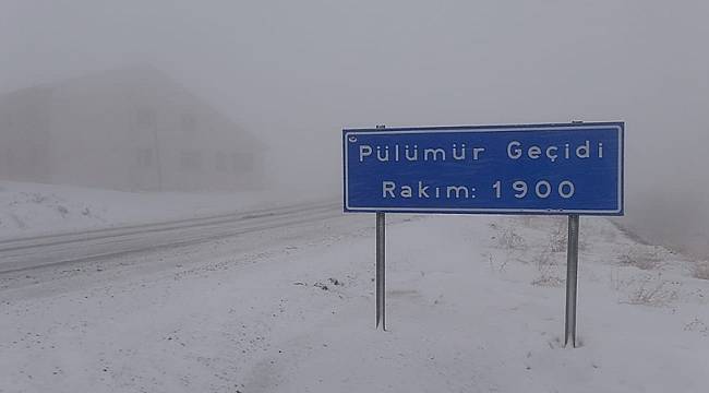 Tunceli'de kar, 56 köy yolunu ulaşıma kapattı