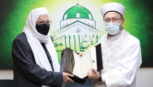 Diyanet İşleri Başkanı Erbaş, Suriye İslam Meclisi Başkanı Rufai'yle görüştü