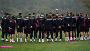 Ümit Milli Futbol Takımı hazırlıklarını sürdürdü