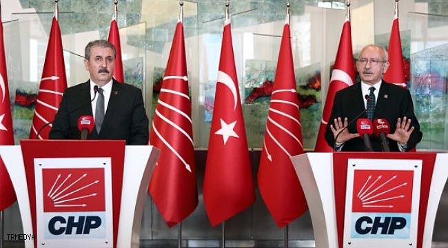 Kılıçdaroğlu, BBP Genel Başkanı Mustafa Destici'yi kabul etti