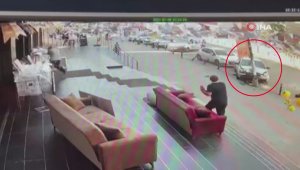 Bahçelievler'de faciadan dönülen kaza kamerada