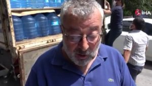 Bolu'ya yabancılar için 20 ton su getiren iş adamına vatandaştan tepki