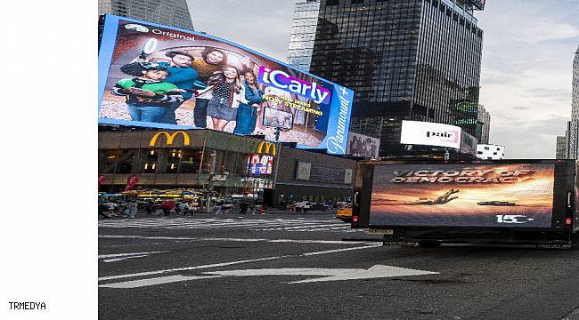 New York'ta 15 Temmuz "Demokrasi Zaferi" LED ekranlı araçlarla anlatıldı