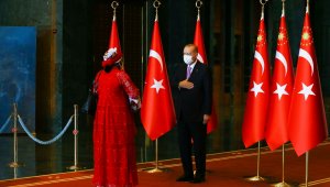 Cumhurbaşkanı Erdoğan, 30 Ağustos Zafer Bayramı tebriklerini kabul etti