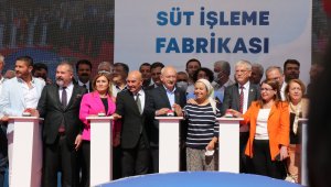 Kılıçdaroğlu süt işletme fabrikasının temel atma törenine katıldı