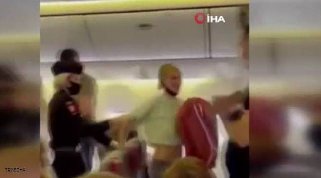 Moskova - Antalya uçağında maskesiz yolcunun gözaltına alınması alkışlandı