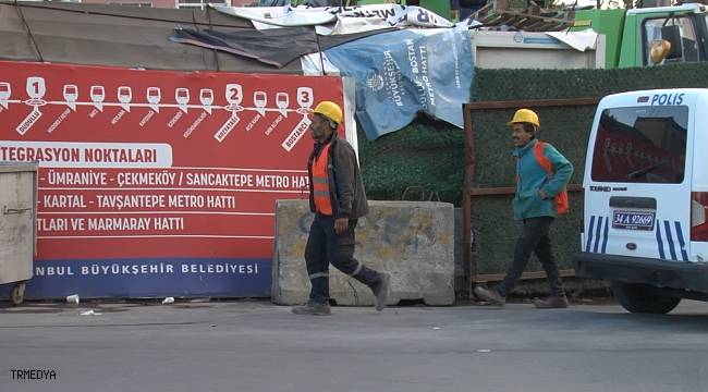 Ataşehir'de metro inşaatında kaza: 1 işçi yaralı