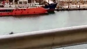 Aynı gün alınan bot yandı