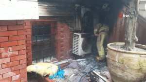Bebek'te tarihi köşkte yangın