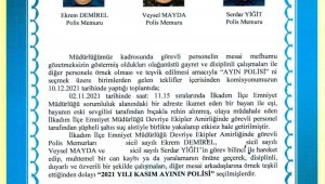 Bıçakla rehin alınan karı-kocayı saldırganın bileğini ısırarak kurtaran polis ayın polisi seçildi