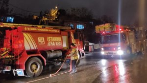 Eyüpsultan'da gecekondu kül oldu