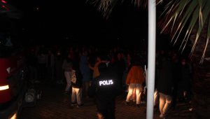 Öğrenci yurdunda yangın paniği