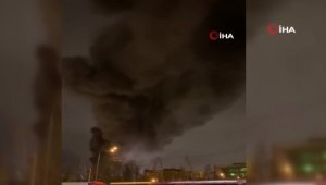 Rus donanması için inşa edilen savaş gemisinde yangın çıktı: 3 yaralı