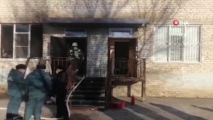 Rusya'da pandemi hastanesinde yangın: 2 ölü