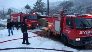 Tokat'ta bağ evinde yangın